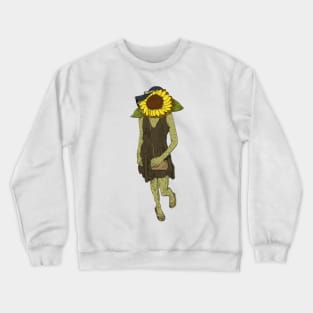 Sunflower Spirit: Bohemian Blossom Crewneck Sweatshirt